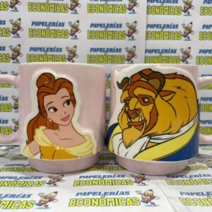 Taza pareja La bella y la Bestia